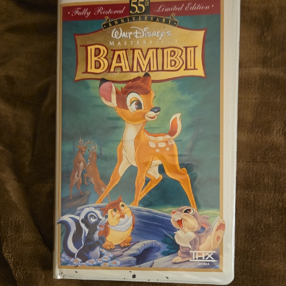 Disney's Bambi 55th Anniversary Limited Edition VHS